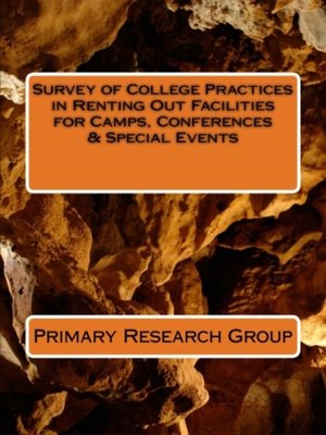 cover image of Survey of College Practices in Renting Out Facilities for Camps, Conferences & Special Events